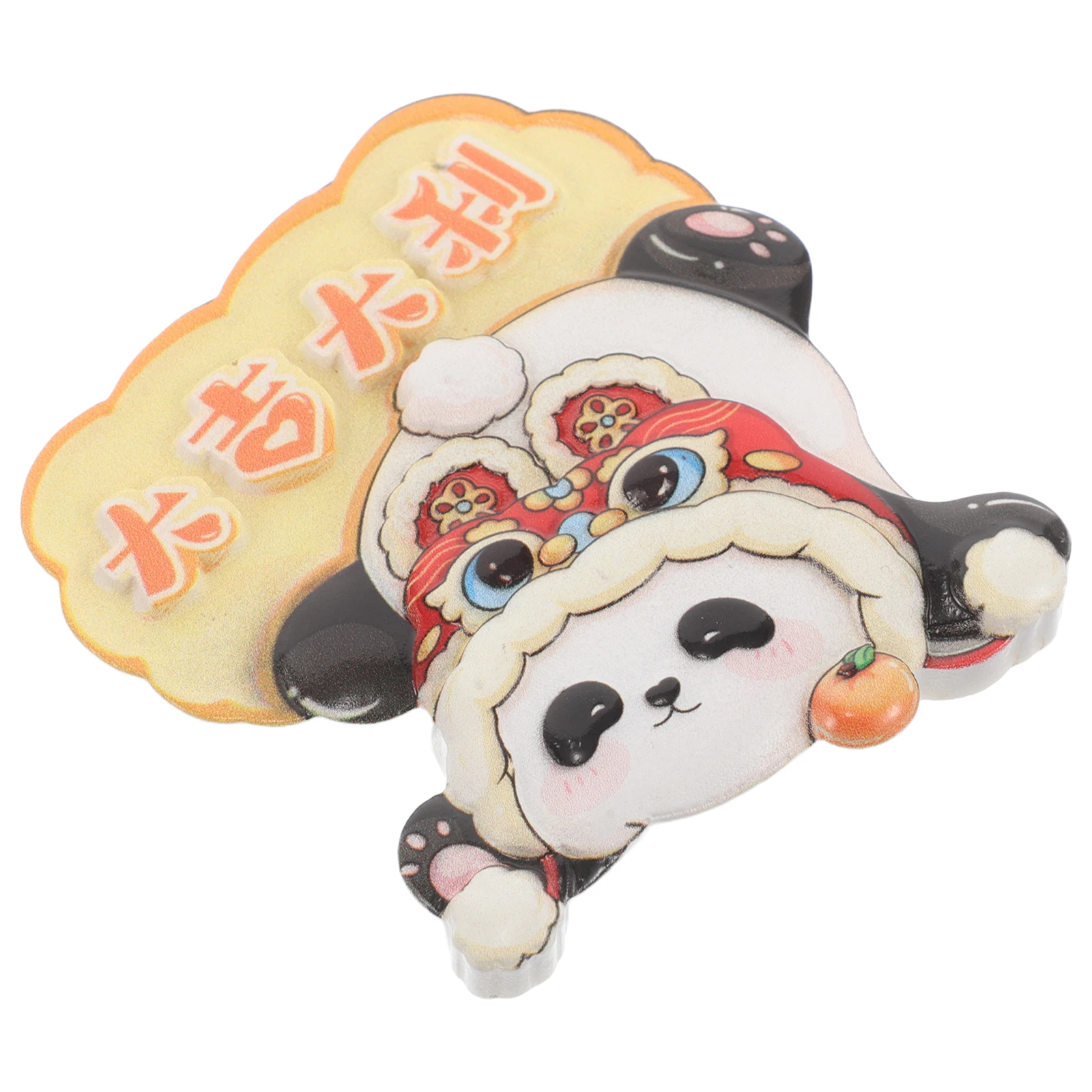 

1PCS Panda Fridge Magnet Creative 3D Resin Decorative Magnet Cute Cartoon Refrigerator Sticker for Kitchen Laundry Metal
