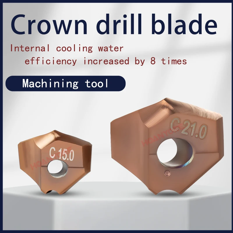 

3D/5D/7D/10D internal cooling carbide bit non-standard diameter 12-32.9mm HD crown drill Twist drill Crown drill rod blade