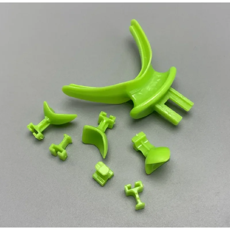 7Pcs/set dentist Centric Impression Trays Bite Registration Denture Repair Occlusal Record Articulator Facebow Implantology