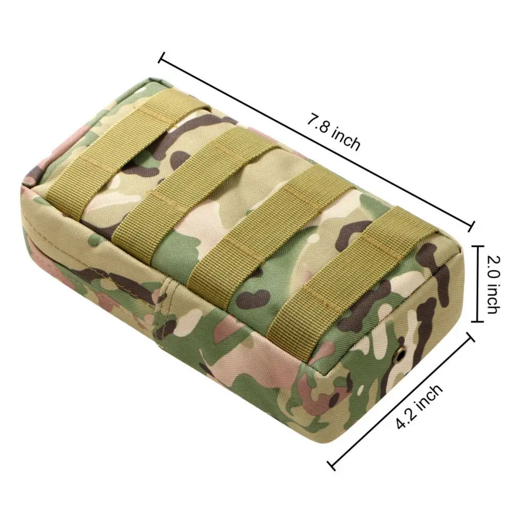 Tactical  Pouches Large Smartphone Pouch Bag Men’s Waist Pocket  Portable Phone Holder Outdoor Backpack Tactical Commuter Pocket