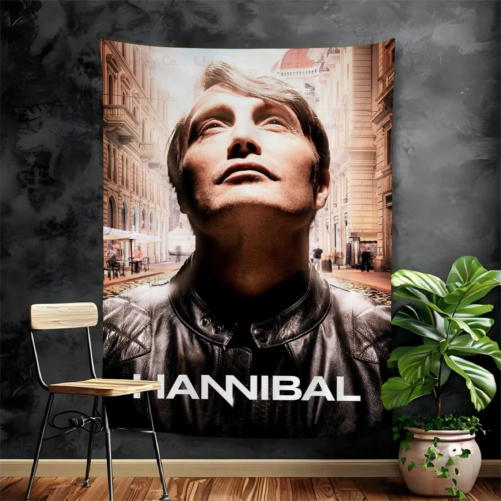 

Horror TV H-Hannibal Hanging Bohemian Tapestry Hanging Tarot Hippie Wall Rugs Dorm Japanese Tapestry