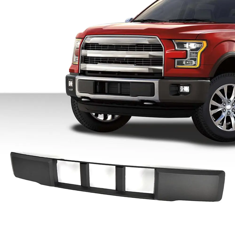 

Front Bumper Lower Grille Trim Panel Fit for 2015 2016 2017 Ford F150 Black