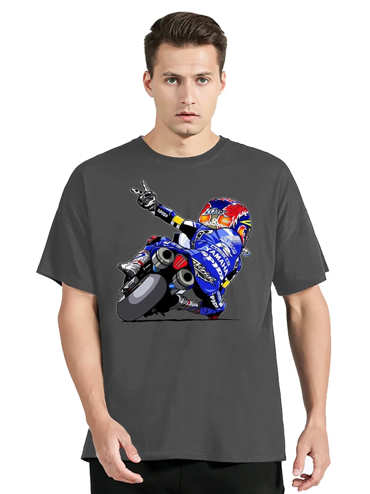 New Moto Outdoor Motocross Racing Jump Stunt T-shirt Extreme Sport Print Tshirt Men Funny Motorcycl T Shirt Tees Cotton Tops