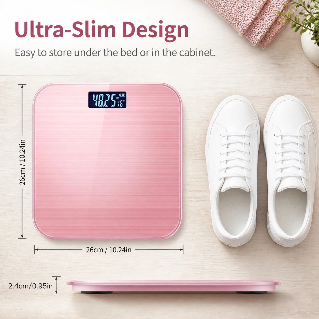High Precision, Digital Weight Scale, Household Body Scale, Thick Tempered Glass LCD Bathroom Scale, Weight Loss Scale