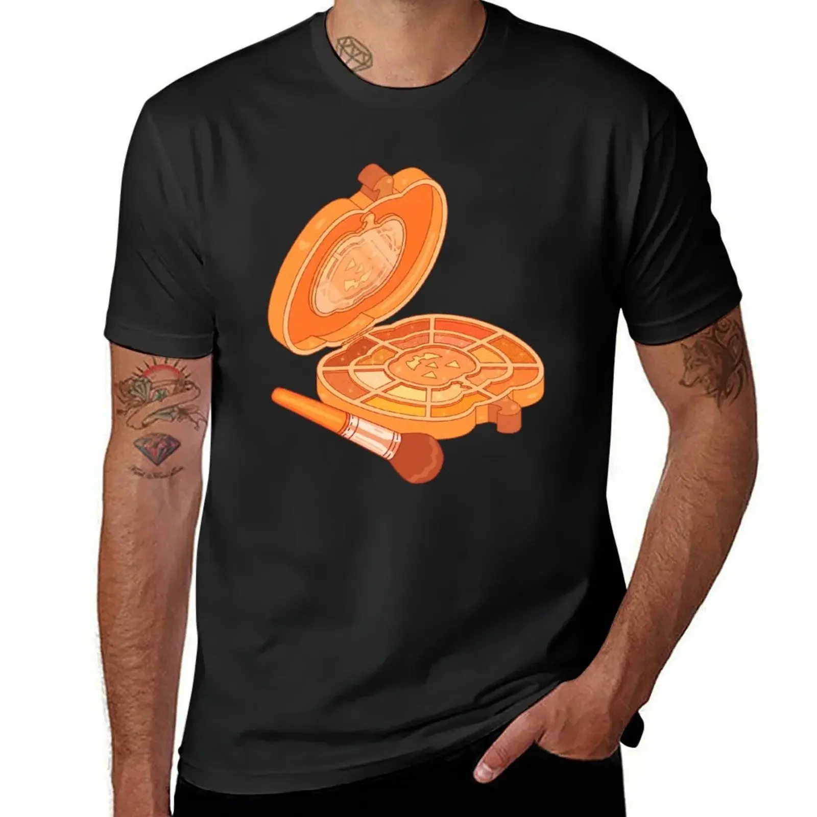 Pumpkin Palette T-Shirt heavyweights summer top men workout shirt