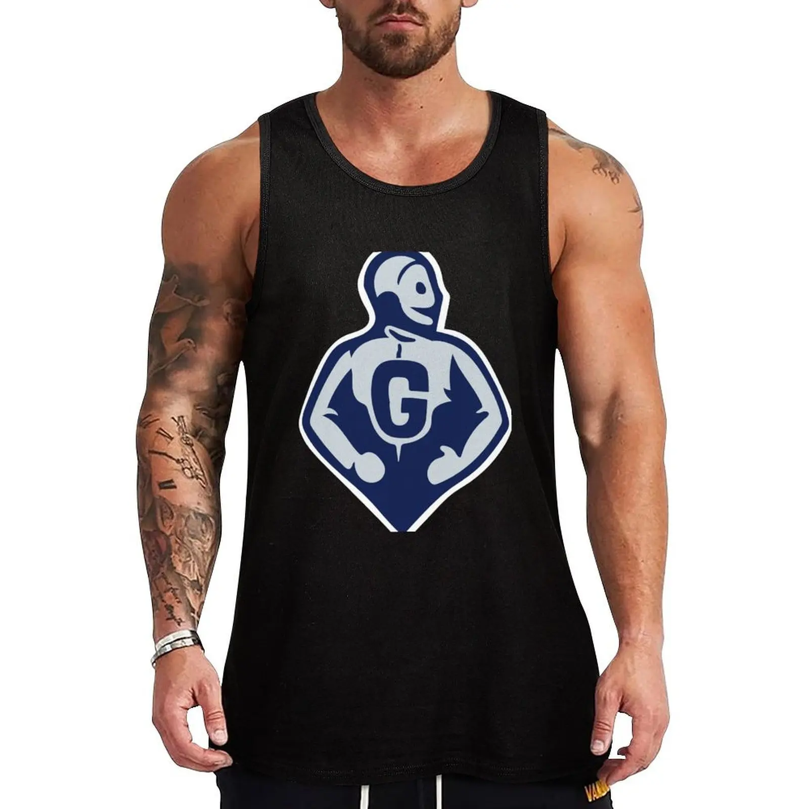 

Community Greendale Human Beings Tank Top Men's summer clothes Gym t-shirt man Men's sleeveless gym shirts