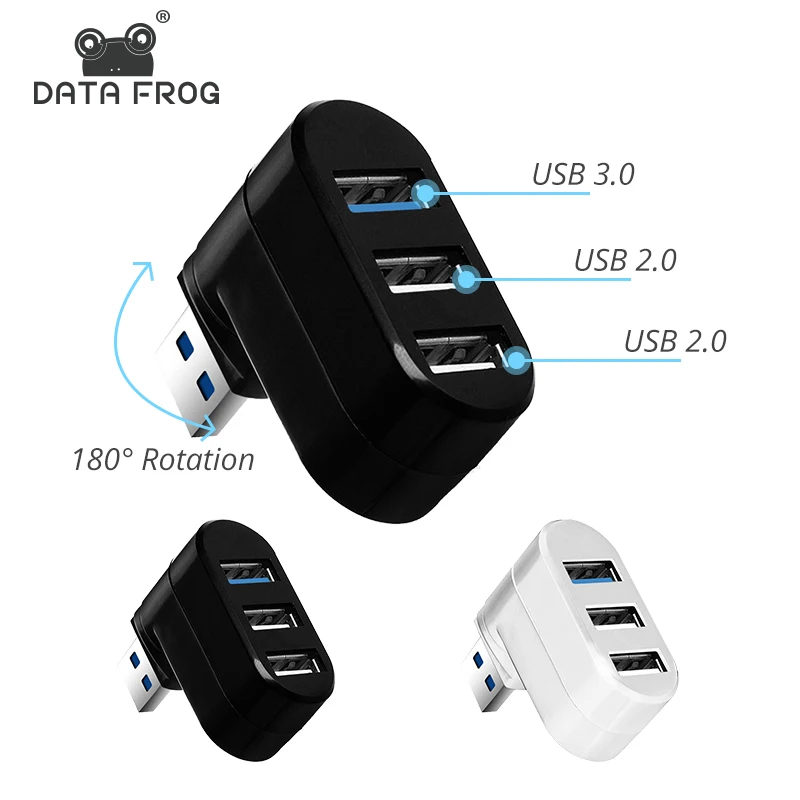 DATA FROG Multi 2.0/3.0 USB Splitter Hub 3 Port Multiple Expander Mini Hub For Laptop Notebook For PC Computer Accessories