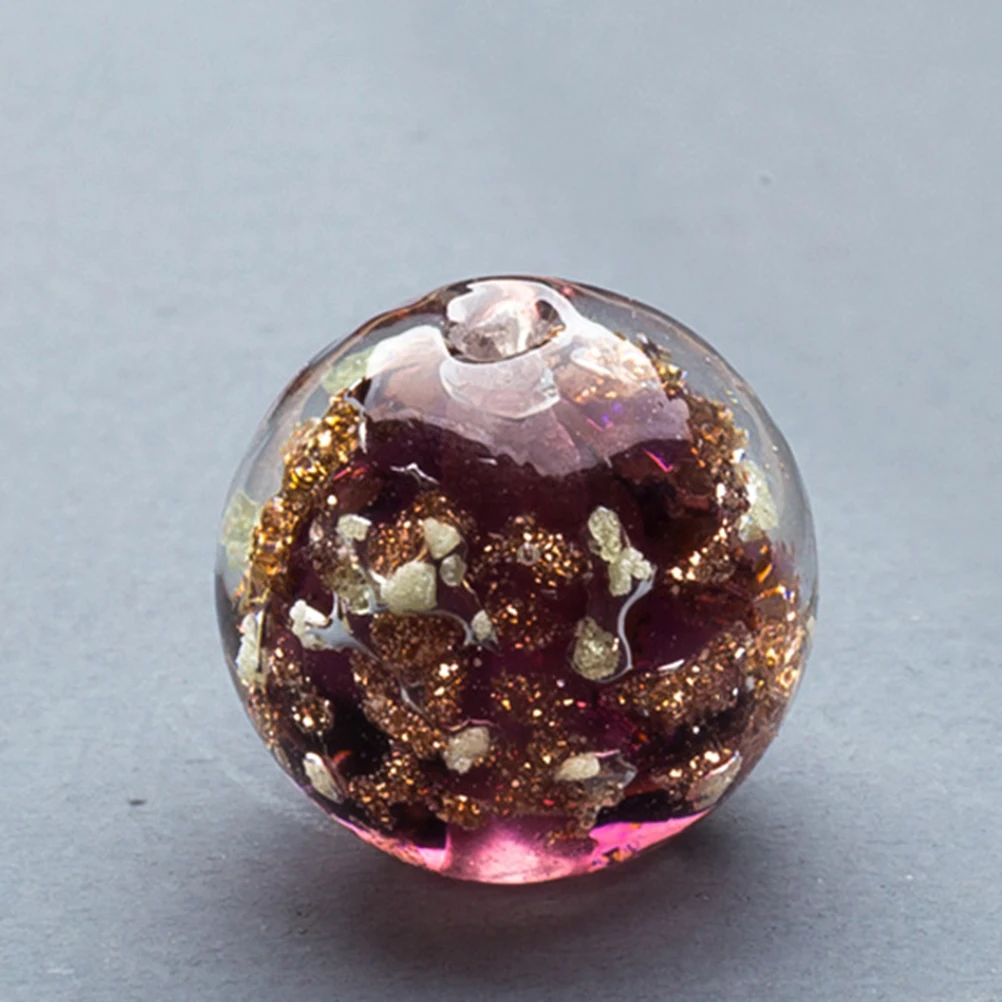 

Crafting Luminous Glass Bead Girls Jewelry Large Color Rhinestones Round Beads for Necklace