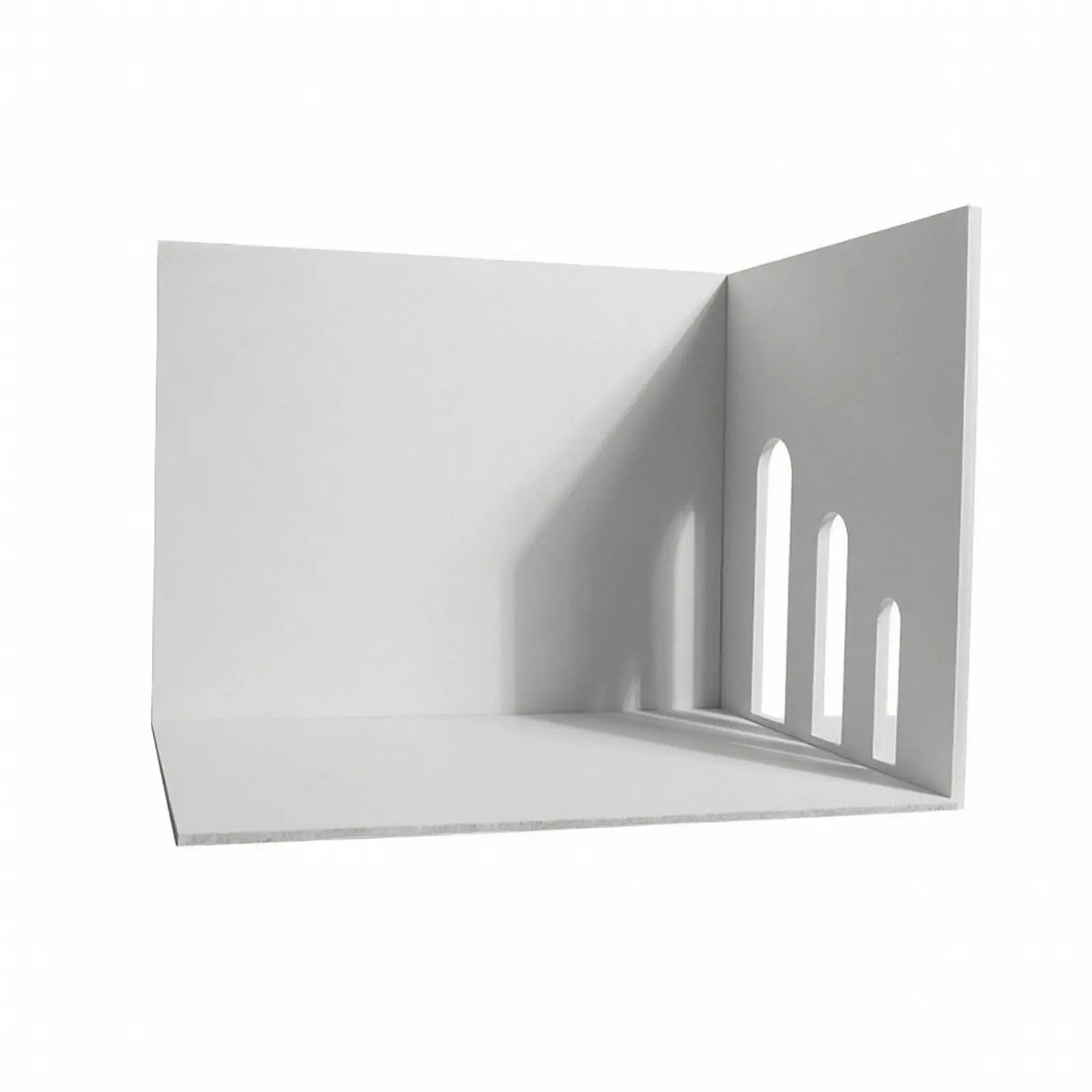 3 Pieces PVC Foam Background Board Portable White Foam Backdrop Board Lightweight for Cosmetics Sellers, Tabletop Displays,