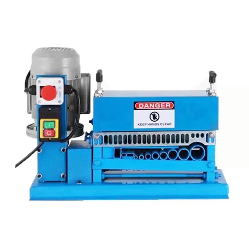 Fully Automatic Horizontal Wire Stripper Machine Small Household For Scrap Copper Cable Peeling Recycling Multi Hole