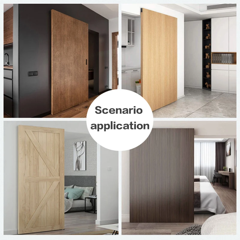 Summit porta fantasma deslizante inteligente com controle remoto elétrico com pista oculta e levitação magnética para portas de madeira e vidro