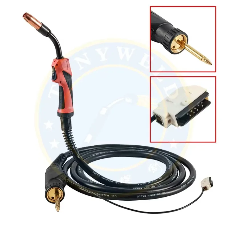 AL3000 MIG MAG Welding Torch 300A Gas Cooled FNS Gun Euro Connector CO2 3.5m/4.5m Length 1 Year Warranty