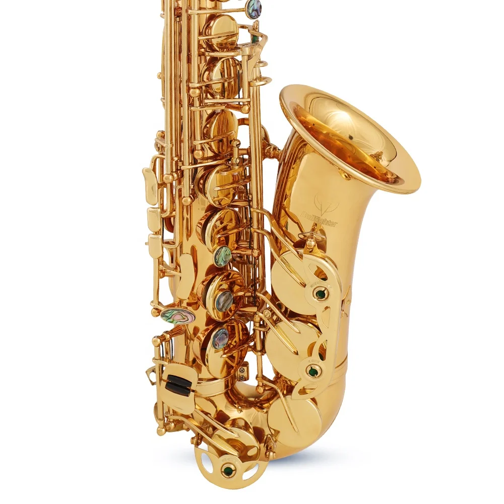 Bullfighter S-10 Gold Lacquer wind Instrument professional Sax Bb pad Alto Saxophone melody selme saxophone