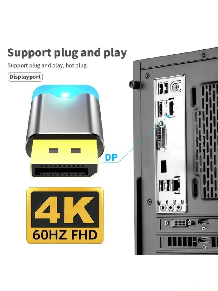 Compactly  Emulator For 4K8K Virtual Display Output Adapter