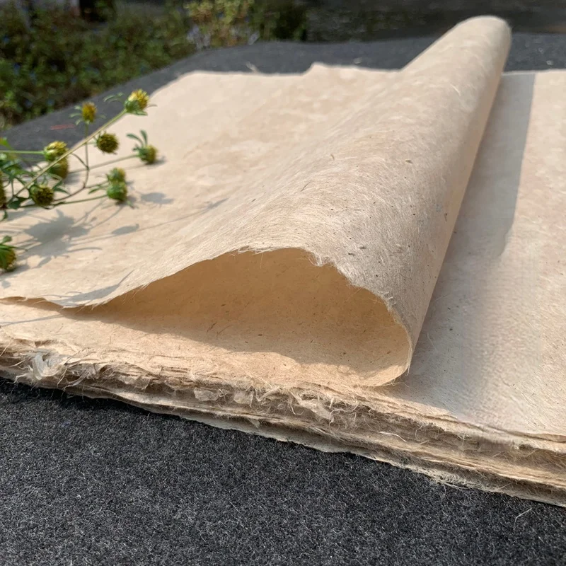 Papier do kaligrafii Papier ryżowy konopny Papel Arroz Półdojrzałe włókno Papier Xuan Malarstwo chińskie Rijstpapier Regularny skrypt Priictice