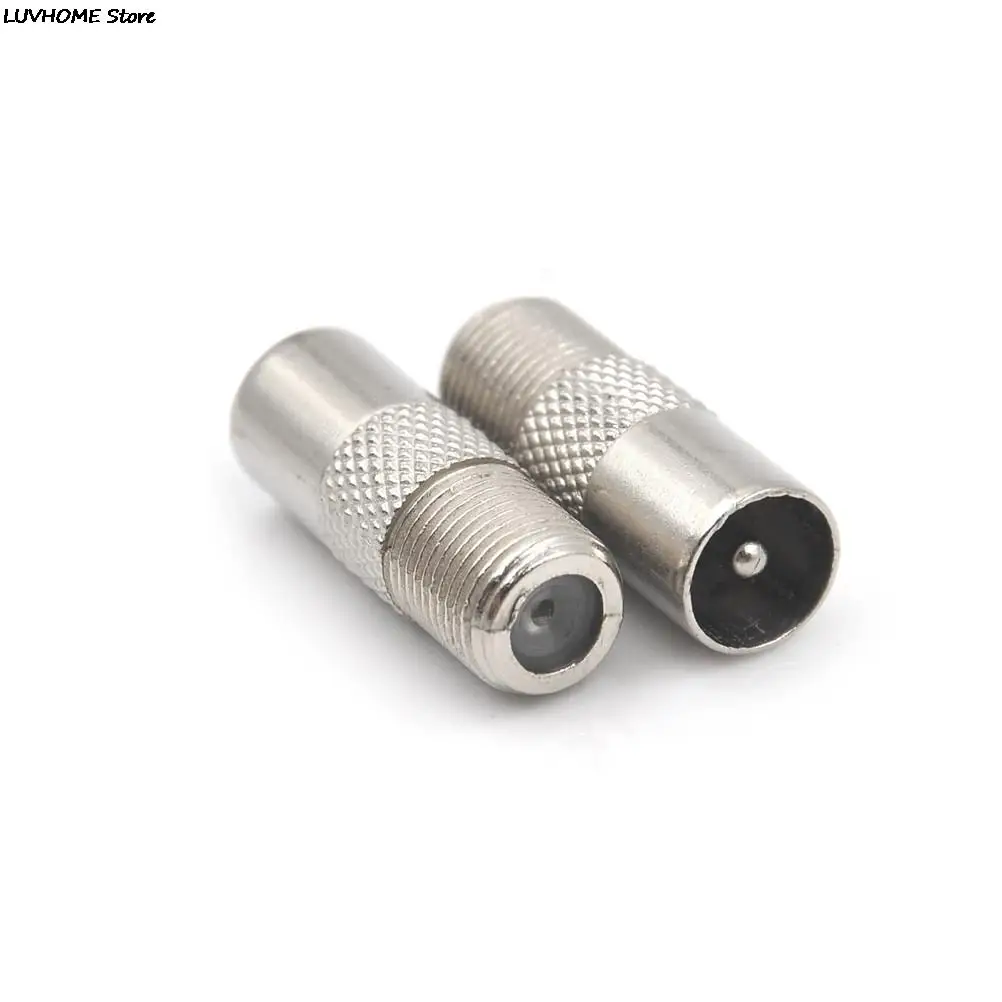 5/10Pcs Stb Quick Plug Rf Coax F Female Naar Rf Mannelijke Connector Tv Antenne Coaxiale Connector F connector Tv Coax Plug Drop Ship