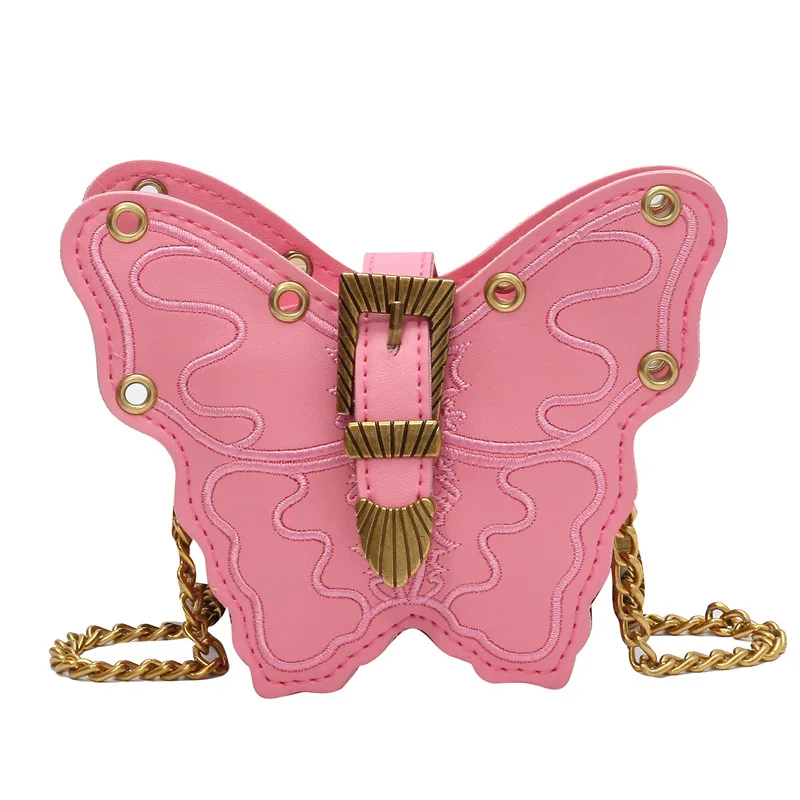 Cute Butterfly Small Bag Funny Chain Crossbody Bag Women Mini Shoulder Bag