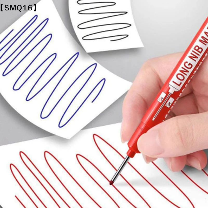 20mm 3 Colors Deep Hole Long Head Nib Markers For Metal Pen Waterproof Bathroom Woodworking Decoration Multi-Purpose【SMQ】
