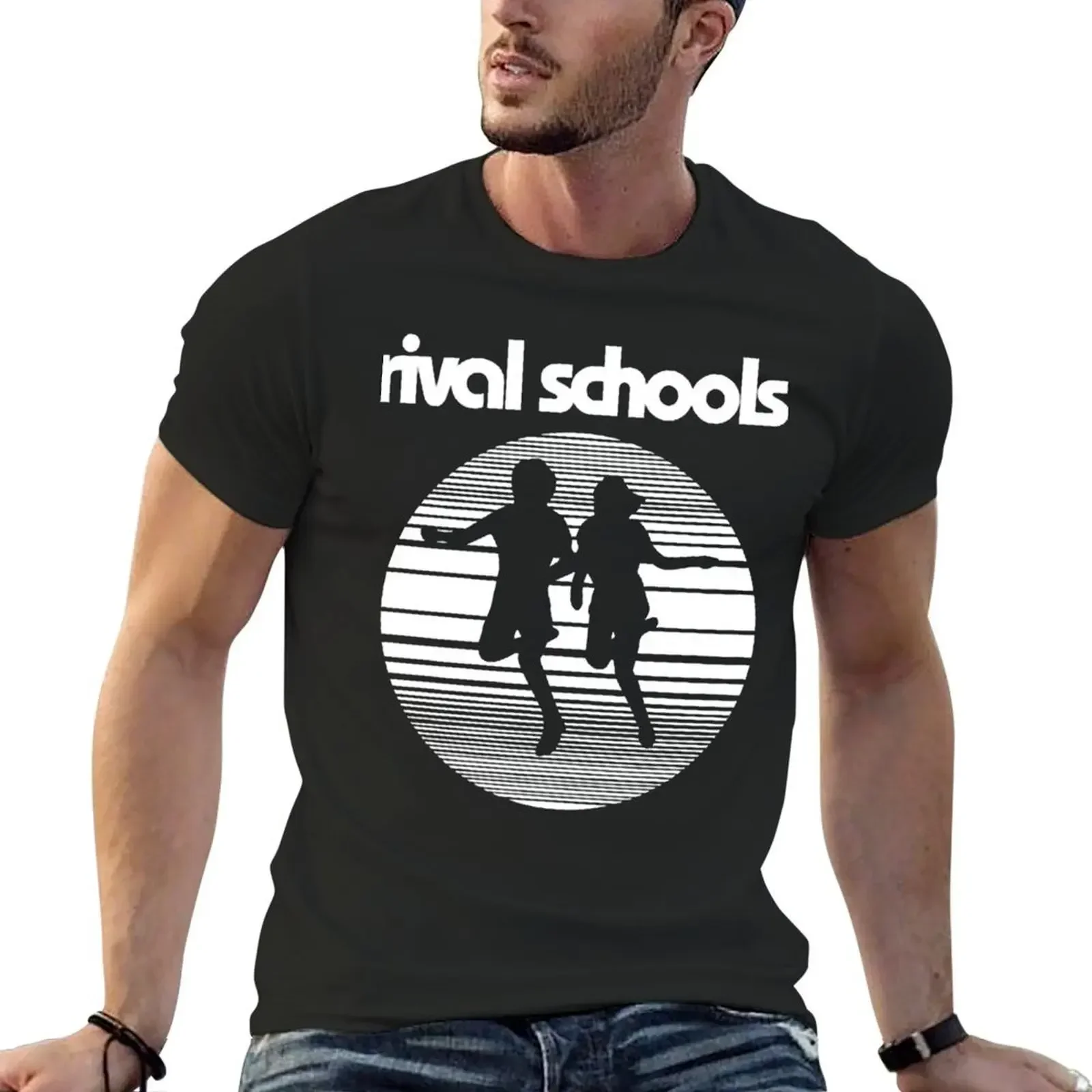 Rival Schools T-Shirt designer shirts vintage anime shirt shirts men