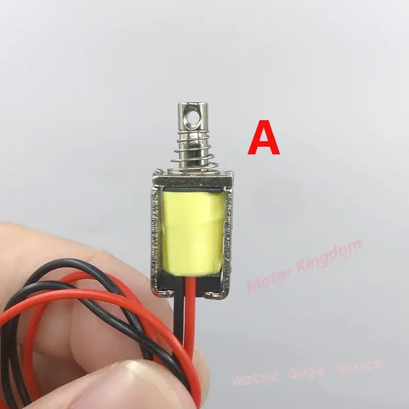 DC 5V 6V Mini DC Solenoid Electric Magnet Micro Self-holding Suction Type Small frame type Solenoid Electromagnet