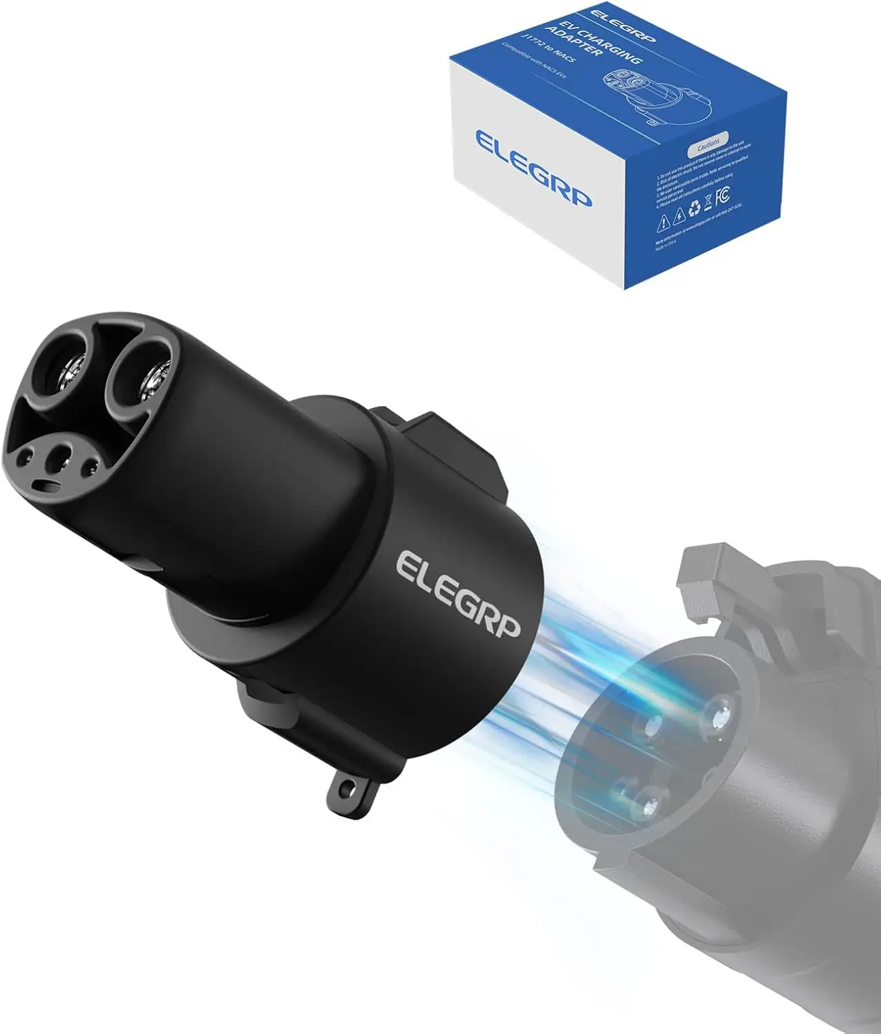 

ELEGRP Wholesale SAE J1772 To NACS Adapter, Type 1 To Male Electric Vehicle Charging Connector EV Charging Adapter