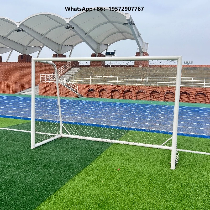 Five a Side Soccer Futsal Movable Full Size Durable Football Training Goals Portable Folding Soccer Goals for Indoor/Outdoor Use