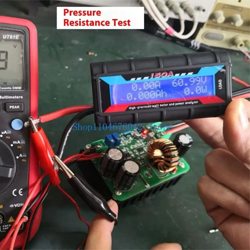 652F Advanced 200A Power Measurement Tool with Battery Electric Trackings & Multiple Test Data Logging Capability for Analysis