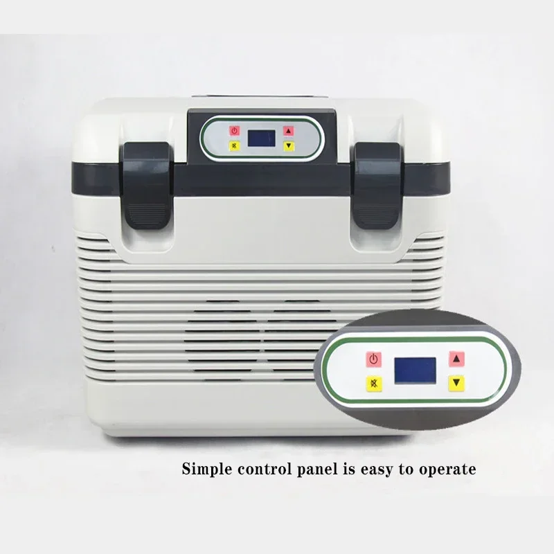 12V / 220V Mini Portable Refrigerator, Car Refrigerator, 2 Charging Methods and Portable Strap, Refrigerator