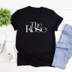 Camiseta de La Rosa Kpop Back To Me para mujer, camiseta de grupo coreano, camisetas gráficas, camiseta de manga corta, ropa de calle, Top para mujer