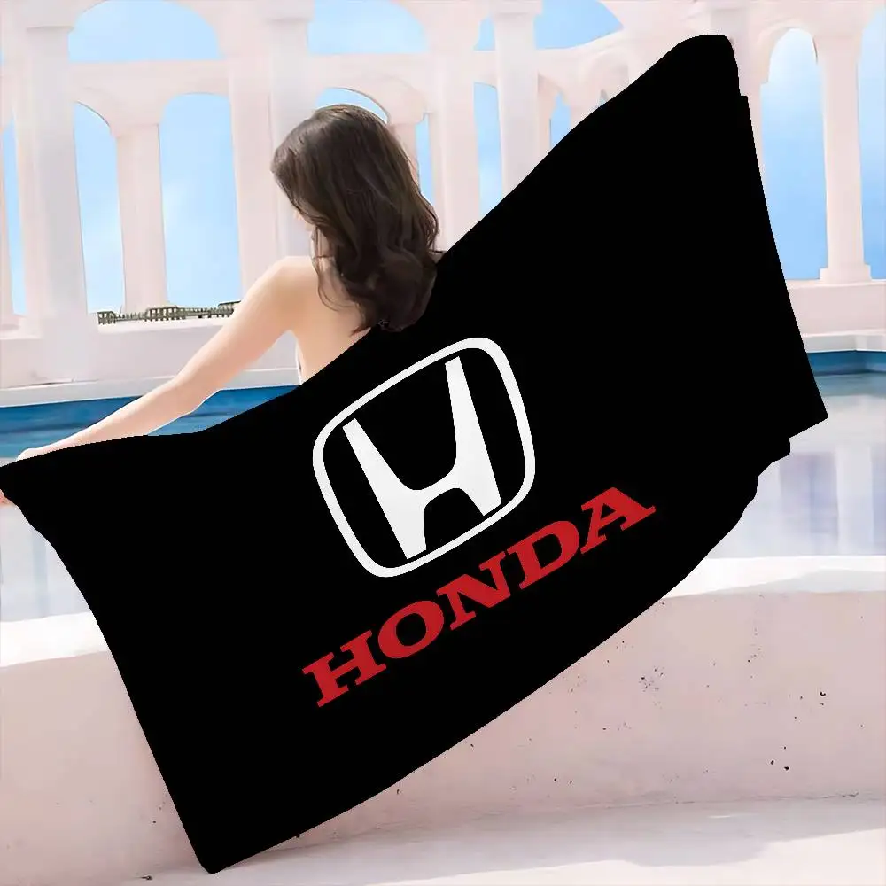 H-HRC H-Honda Racing Anime Beach Swimming Towel Soft Absorbent Washcloth Children's Gifts for Kids Travel Camping Gym