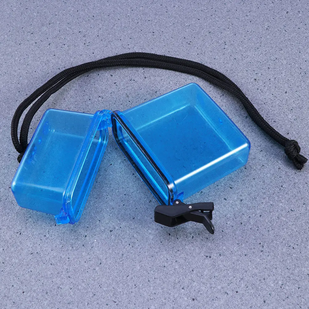 3Pcs Waterproof Boxes Premium Plastic Medicine Storage Outdoor Sealing Watertight Dry Cases Portable Floating Survival Box