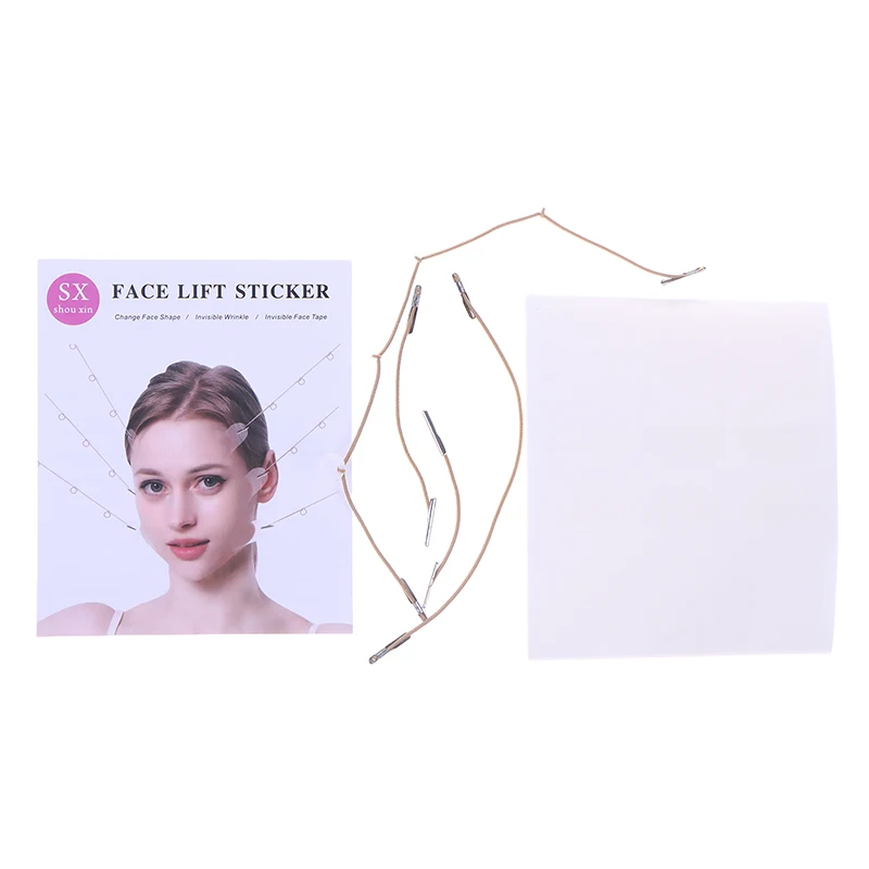30/42/60 Patches Instant Invisible Face Stickers Neck Eye Double Chin Lift V Shape Tapes Makeup Facelifting Patch Adhesives