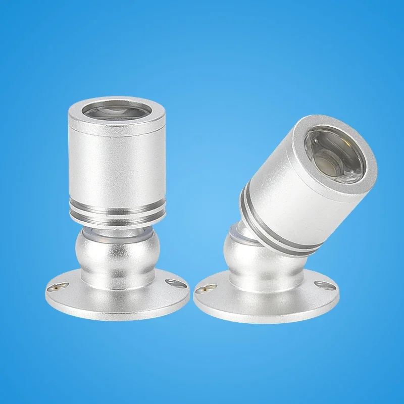 Adjustable 1W LED Spotlights Mini LED Ceiling Down Lights For Jewelry Cabinet Counter Bureau Showing