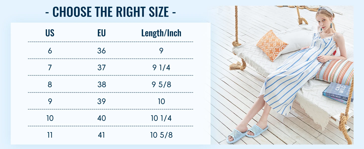 Shevalues Schnelltrocknende Damen-Duschpantoffeln, flache Slip-On-Hausschuhe, bequeme Badezimmer-Slides, rutschfeste Pool-Sandalen für den Fitnessbereich – Detail 1