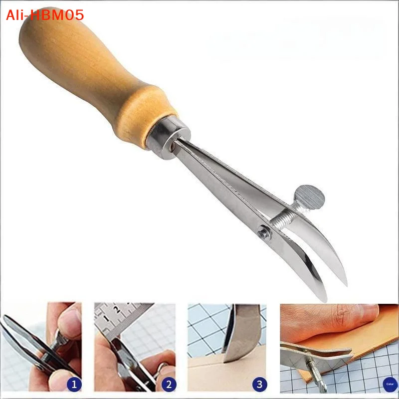 (HB05)Adjustable Leather Edge  - đánh giá và giá Groover Stitching Tool