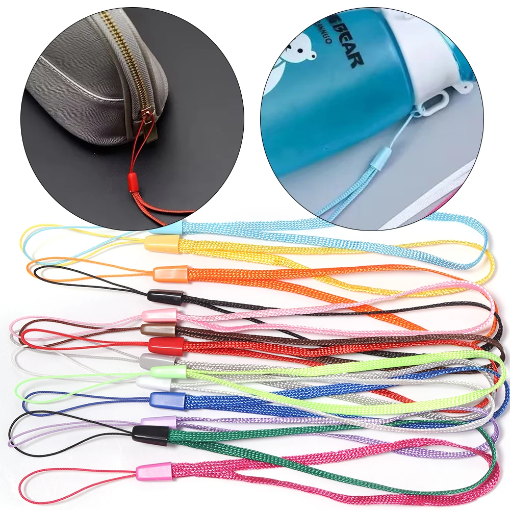 20-40pcs Phone Hand Wrist Strap Lanyard For USB Flash Drive Keychain ID Badge Holder Anti Loss Universal Phone Hanging Cord