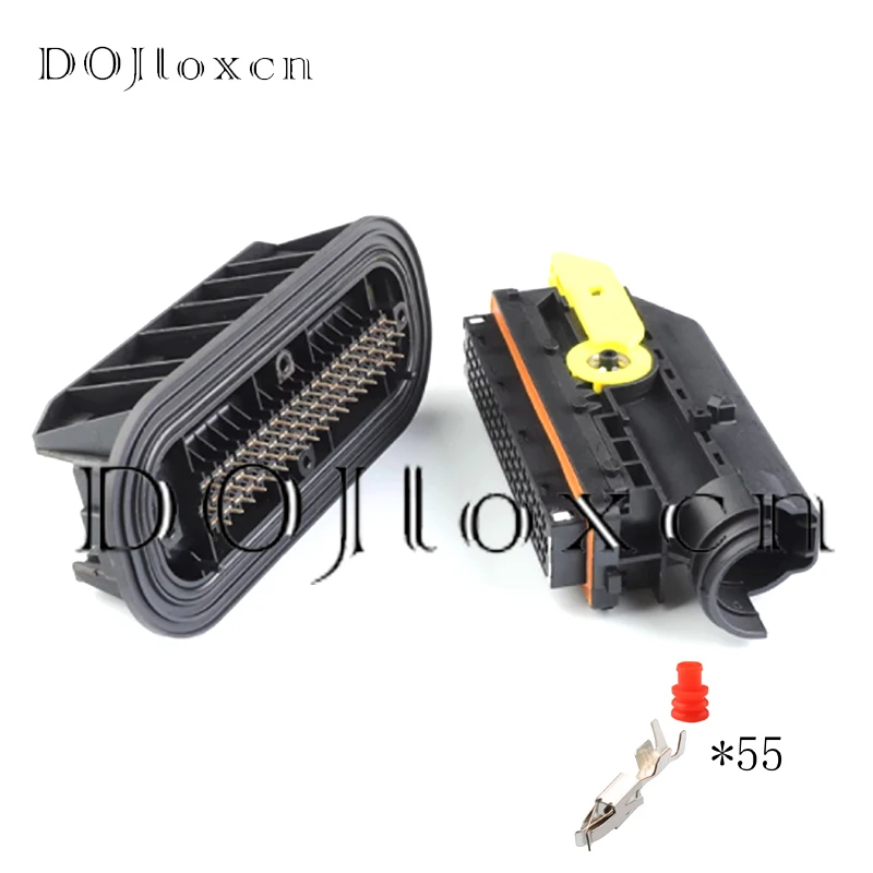 

1/5/10/20 Sets 55 Pin 1718248-1 Auto Truck ECU Connector Module Pld A0045450426C DJ7552-3.5-21 A4574434140 A0084462840 For Benz