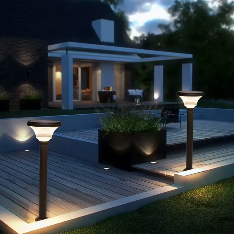 Solar Powered LED Garden Lights Waterproof Outdoor Landscape Lamp for Yard Pathway Decoration Energy Saving Night Light