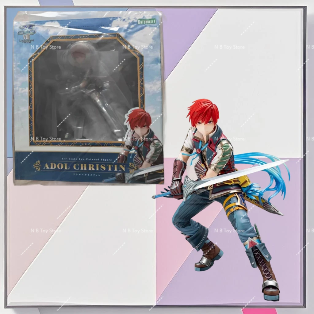 

Genuine Original Kotobukiya Adol Christin Redheaded Teenage Adventurer 1/7 Anime Figure Collectible Model Ornament Dolls Gifts