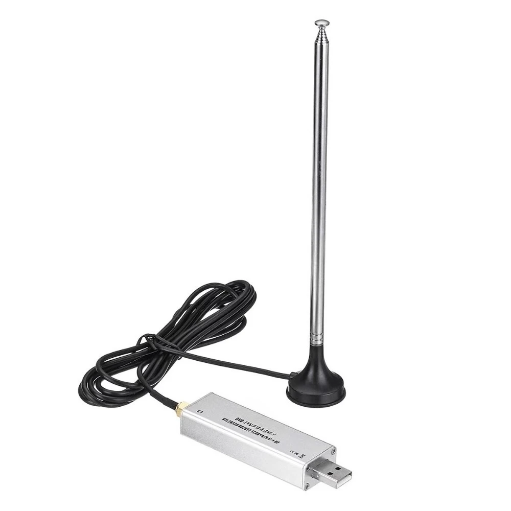 USB Software Defined Radio Receiver, RTL2832U + R820T2 Tuner, 1PPM TCXO SMA SDR Radio Module
