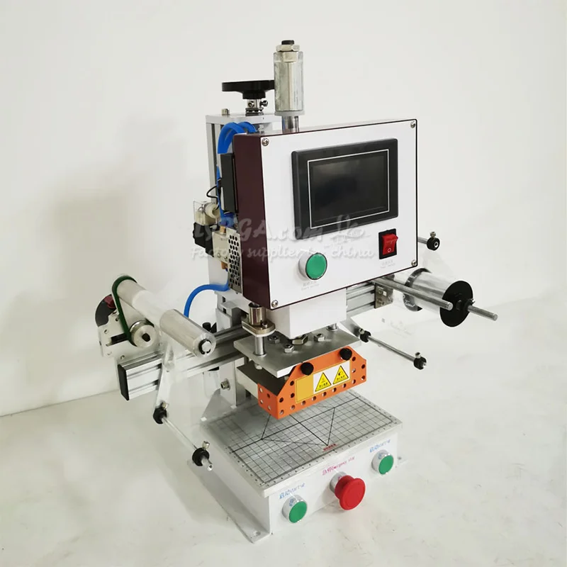 LY Auto Label Heat Transfer Machine Pneumatic Hot Stamping Adjustable Height 140MM Suitable for All Kinds of Leather And Paper - view 5