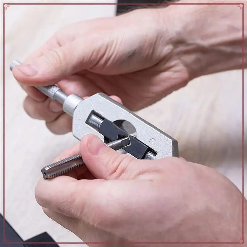 Thread Cutting Kit 40Pcs Metric Tap Die Set With Plastic Shell Thread Cutting Kit (Small Frame) Injection Molding Easy Install