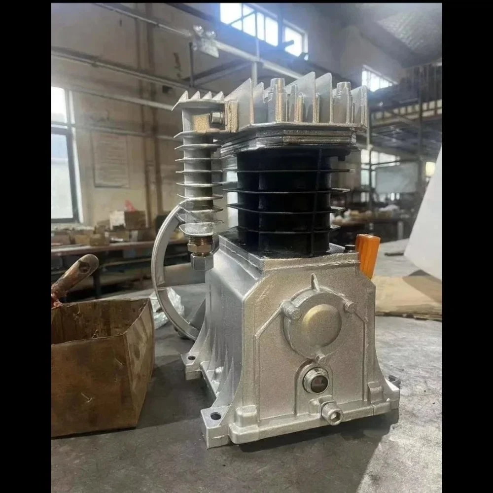 

High Pressure Industrial Aluminum 5.5HP 8BAR Piston air Pump Compressor Head Pump