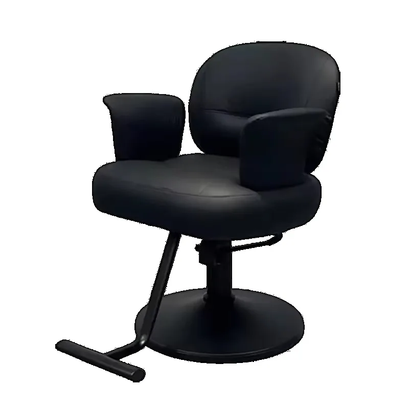 Silla De peluquero estética, cojín elegante, Silla De peluquería giratoria Premium, diseño cómodo, muebles De salón De Barbero