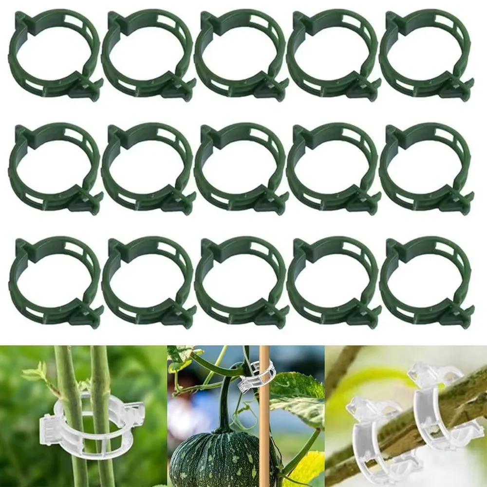 Plastic Plant Support Clips,Plastic Clips for Securing Plants,Tomato Vine Clips,Plant Fixing Clips,Garden Clips for Climbing