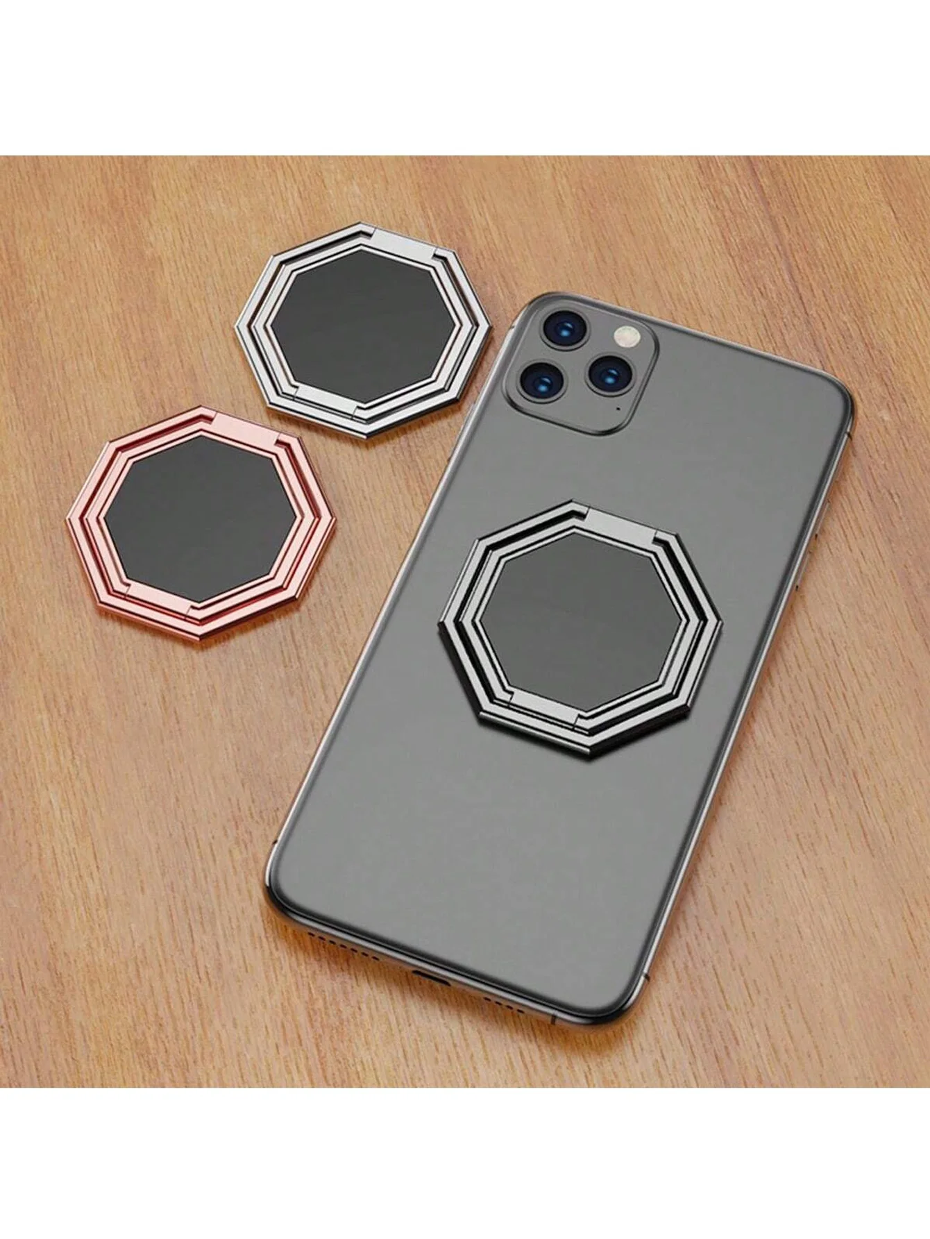 

Кольцевой держатель для мобильного телефона и планшета из цинкового сплава, складная подставка на 360° ° 1, вращающийся автомобильный магнитный держатель