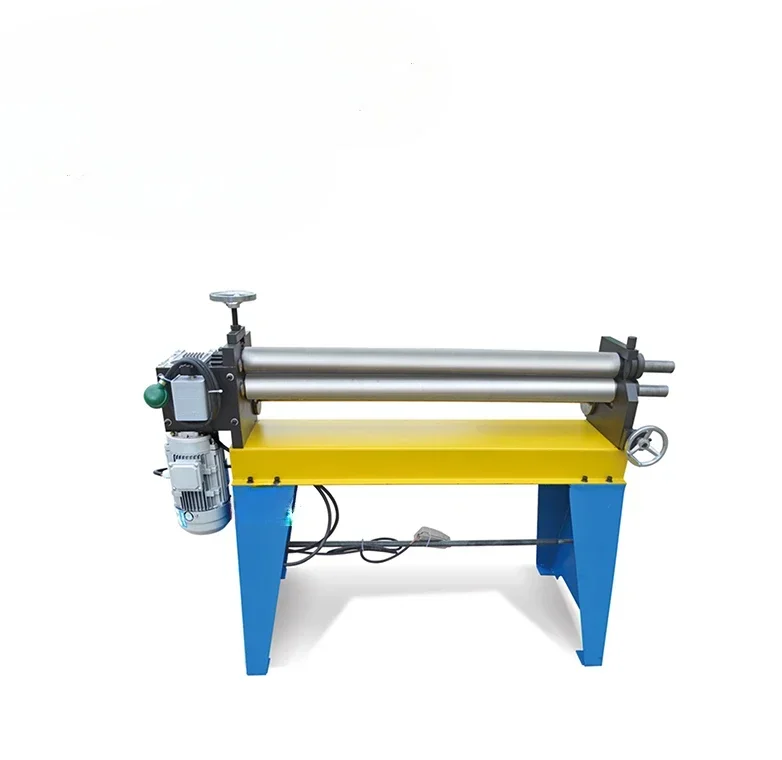 Asymmetric 3-roll plate rolling machine/manual