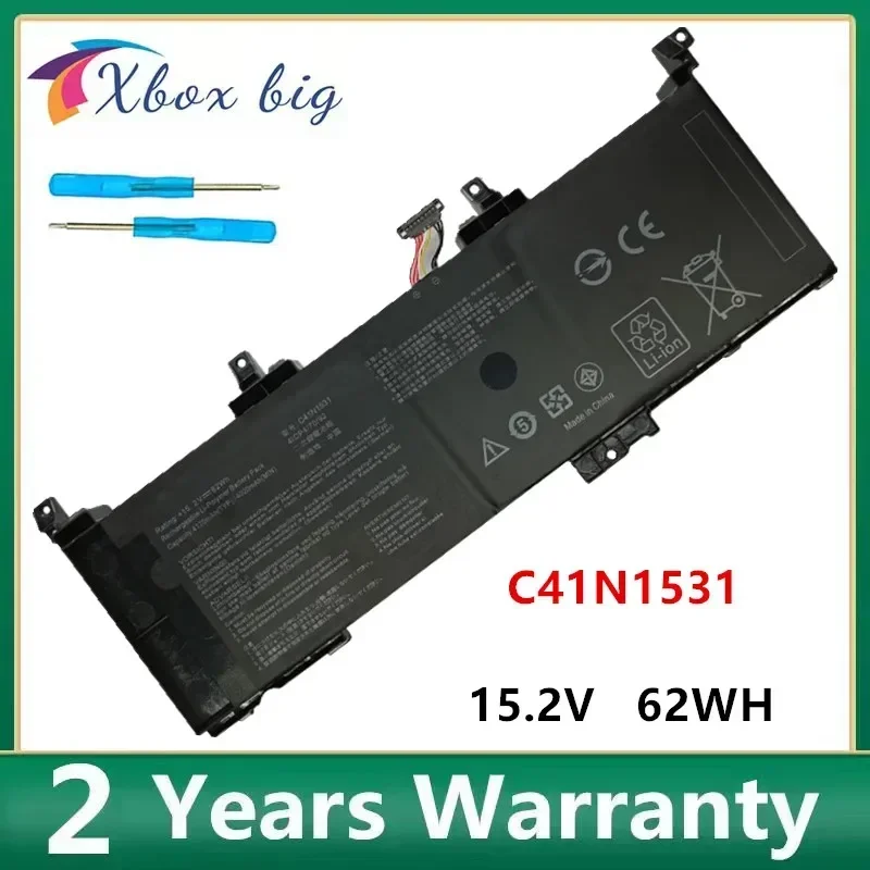 

C41N1531 Laptop Battery For Asus GL502VY GL502VT-1B GL502V ROG Strix GL502VT GL502VS-1A GL502VY-DS71 15.2V 62Wh