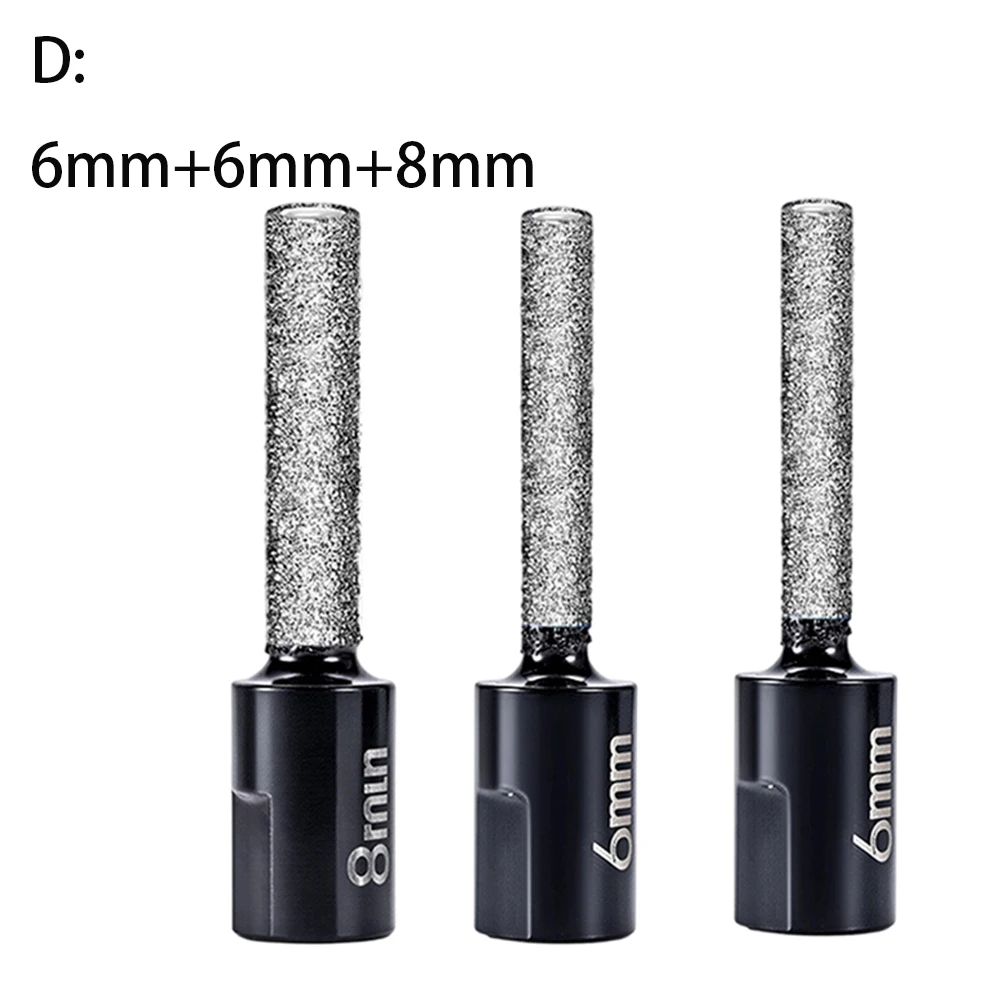 Tile Installation Diamond Drill Bit Angle Grinder Accessory Compatible With Inner Hole Grinders No Water Required