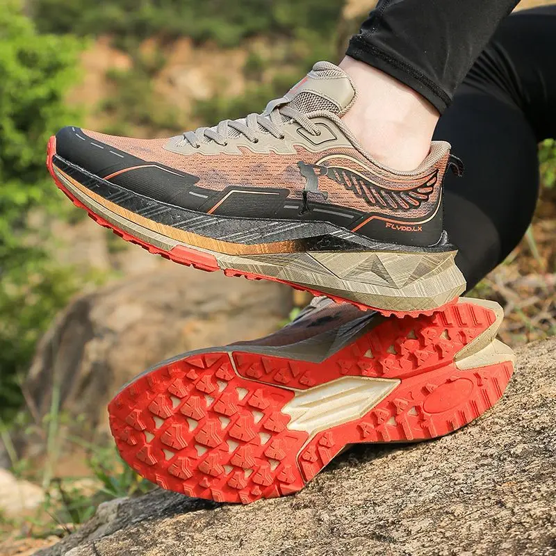 2026 New Trend Men Hiking Sneaker Big Size 48 Trekking Shoes Men Top Quality Climbing Shoes Men Wearable Man Sport Mountain Shoe